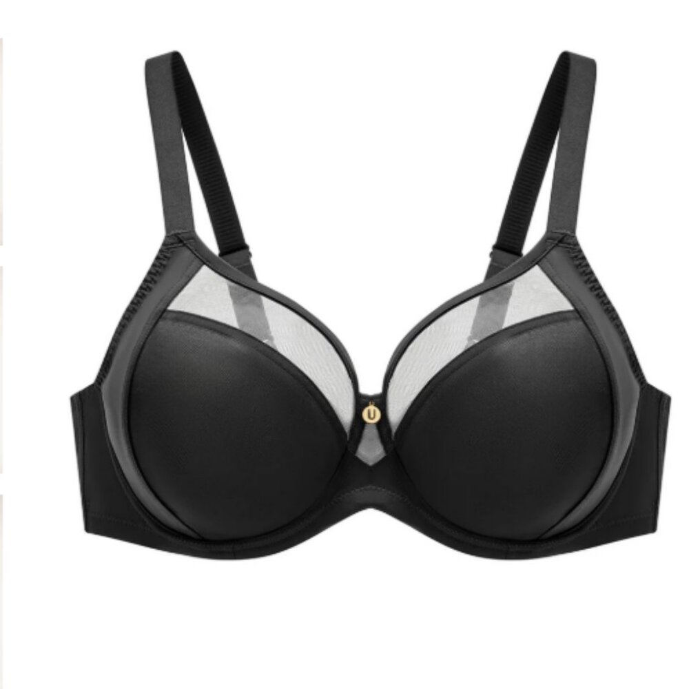 Black 30H Understance ~ Spacer Air Jasmine FlexWire Demi Bra Unlinned NWT